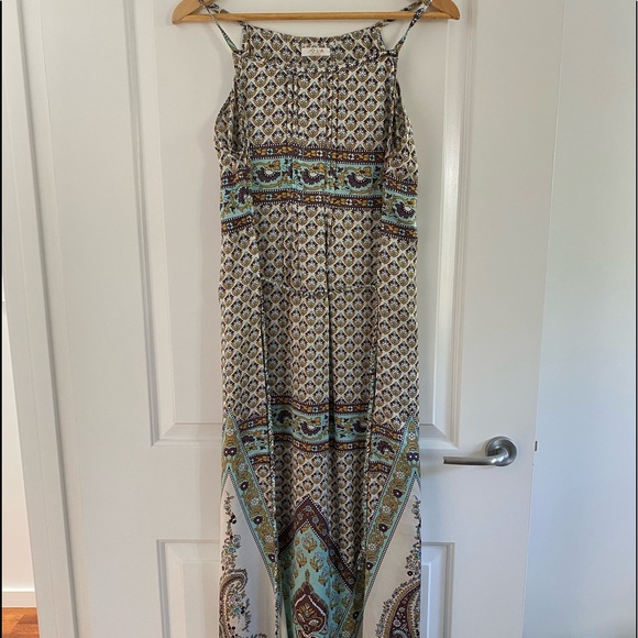 lola Dresses & Skirts - stunning LOLA Silk Maxi Dress Sz L